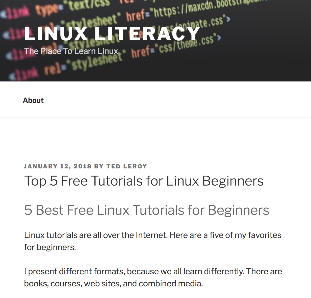 LinuxLiteracyTutorials
