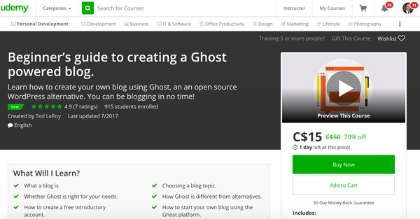 Beginner's Guide To Creating A Ghost Powered Blog