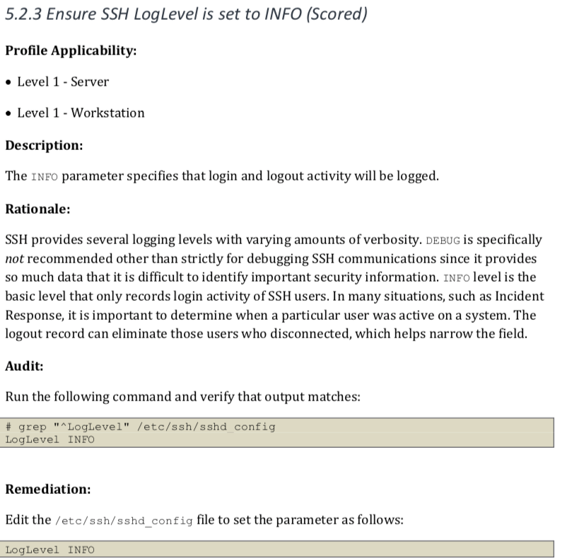 LogLevel-info-CIS_Benchmark