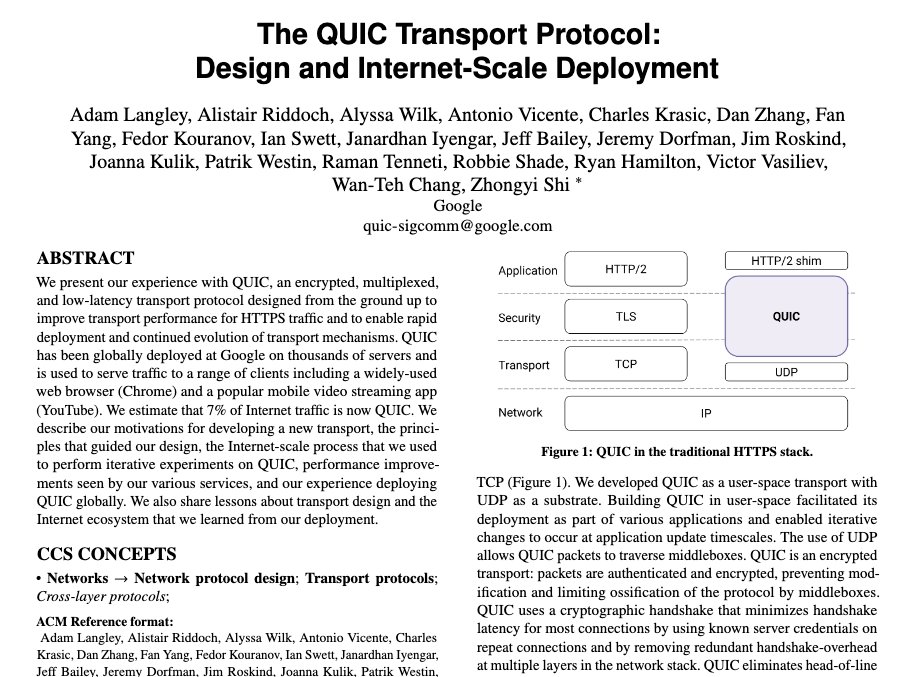 What Google's QUIC Protocol is and Why It Matters
